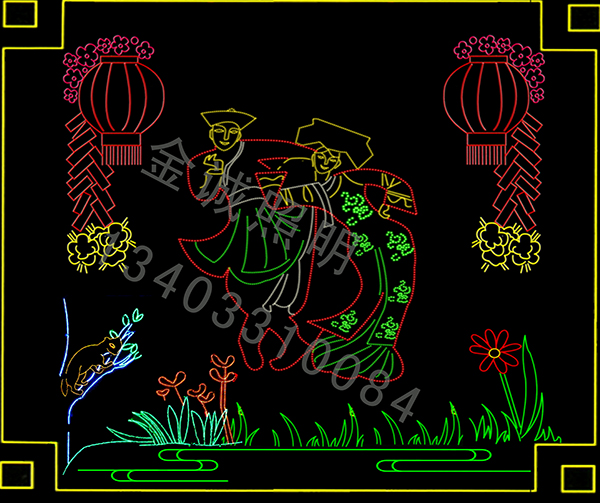 led墙体画